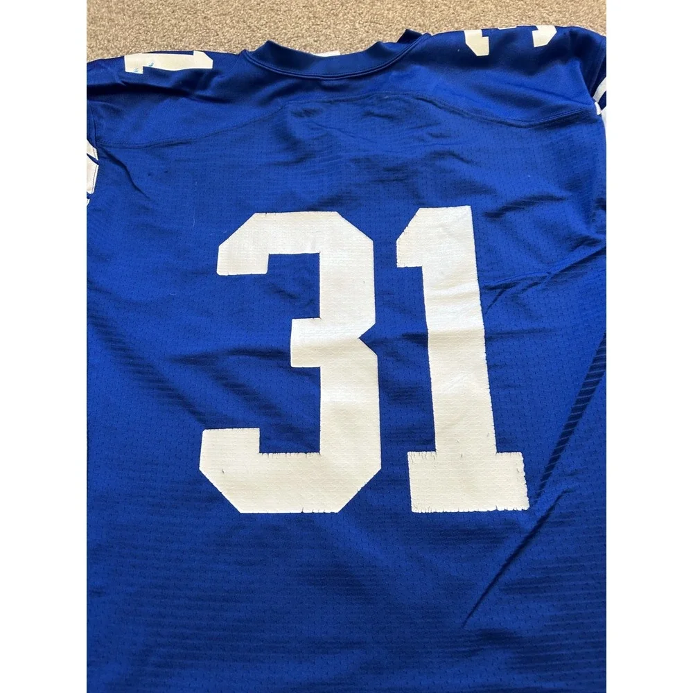 Russell Athletic Football Jersey Boys Town 31 Large Blue Excellent Mesh Shirt